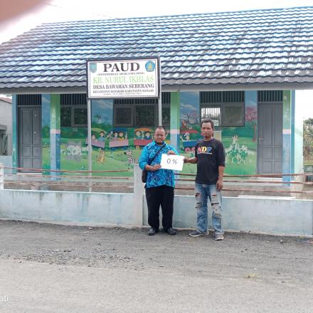 PEMDES Bawahan Seberang Bangun Infrastruktur Untuk PAUD Nurul Ikhlas